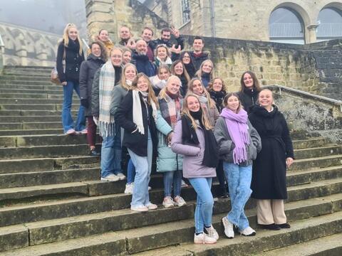Des étudiants néerlandais au centre INSPÉ de Laon