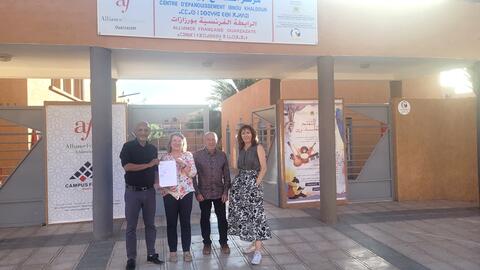 À l’Alliance Française de Ouarzazate